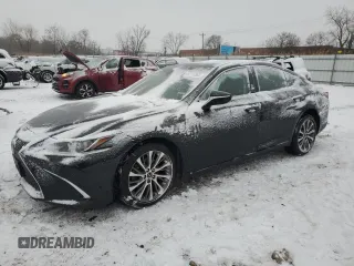 2021 Lexus ES with VIN 58AD11D17MU005660, listed as a Copart auction lot 45219265 with 36,914 mi miles and Salvage Title. Bid and sale history available at carsss.com. Image 1.