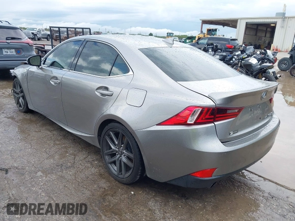 2015 Lexus IS 250 with VIN JTHCF1D28F5022738, listed as a IAAI auction lot 42487636 with 104,789 mi miles and . Bid and sale history available at DreamBid. Image 3.