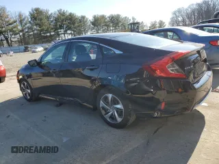 2019 Honda Civic LX with VIN 2HGFC2F69KH545378, listed as a Copart auction lot 47031865 with 66,498 mi miles and Salvage Title. Bid and sale history available at DreamBid. Image 2.