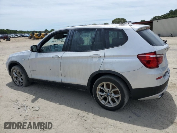 2014 BMW X3 xDrive35i z VIN 5UXWX7C54E0E82034, wystawiony jako Copart lot #57853795 z przebiegiem Nie podano mil oraz Szkoda całkowita • Salvage title. Historia ofert i sprzedaży dostępna na DreamBid. Obrazek 2.