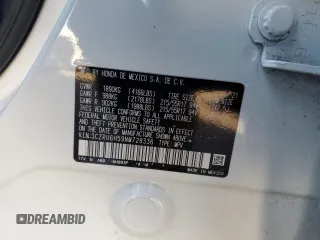 2022 Honda HR-V EX with VIN 3CZRU6H59NM729336, listed as a Copart auction lot 89129425 with Not Provided miles and Salvage Title. Bid and sale history available at carsss.com. Image 14.