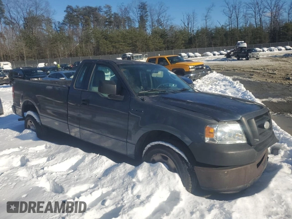 2006 Ford F-150 XL with VIN 1FTPF12V06NB74271, listed as a Copart auction lot 41671455 with 0 mi miles and Salvage Title. Bid and sale history available at carsss.com. Image 4.