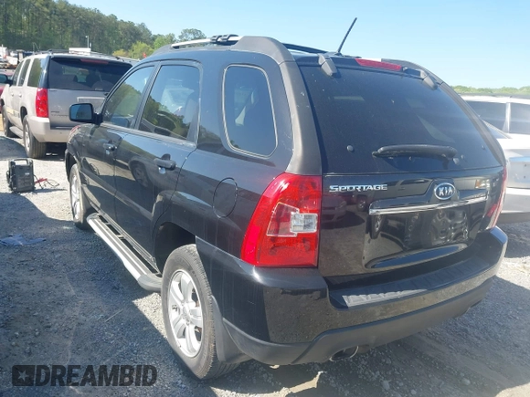 2010 Kia Sportage LX with VIN KNDKG3A47A7701814, listed as a IAAI auction lot 41991983 with 59,584 mi miles and . Bid and sale history available at carsss.com. Image 3.