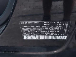 2013 Volkswagen Jetta SE z VIN 3VWDP7AJXDM435170, wystawiony jako IAAI lot #41454928 z przebiegiem 136 400 mil mil oraz . Historia ofert i sprzedaży dostępna na DreamBid. Obrazek 9.