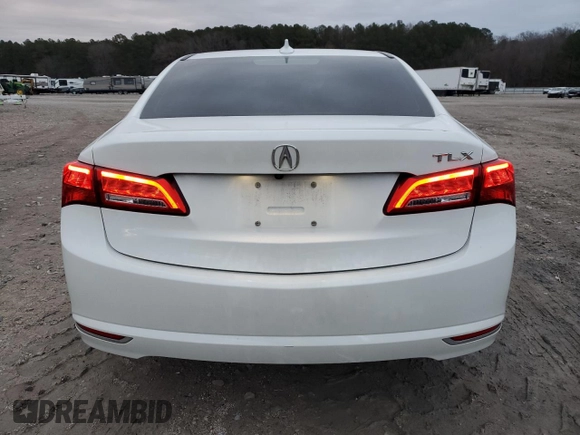 2018 Acura TLX w/Technology Pkg with VIN 19UUB1F58JA001141, listed as a Copart auction lot 42558325 with 130,099 mi miles and Salvage Title. Bid and sale history available at carsss.com. Image 6.