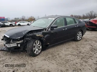 2007 Infiniti M x with VIN JNKAY01F07M458574, listed as a Copart auction lot 81018464 with 129,007 mi miles and Salvage Title. Bid and sale history available at carsss.com. Image 1.