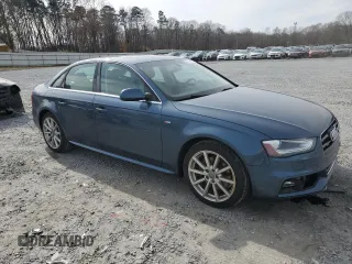 2015 Audi A4 Premium Plus with VIN WAUFFAFL7FN020965, listed as a Copart auction lot 45794985 with 136,897 mi miles and Salvage Title. Bid and sale history available at carsss.com. Image 4.