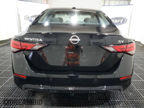 2024 Nissan Sentra SV with VIN 3N1AB8CV5RY220731, listed as a Copart auction lot 56051215 with 33,399 mi miles and Clean Title. Bid and sale history available at DreamBid. Image 6.