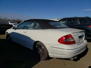 2009 Mercedes-Benz CLK 550 with VIN WDBTK72F69T102852, listed as a Copart auction lot 80244754 with 113,421 mi miles and Salvage Title. Bid and sale history available at DreamBid. Image 2.
