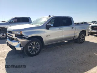 2021 Chevrolet Silverado 1500 LT with VIN 1GCPWCED8MZ335809, listed as a Copart auction lot 43574715 with 37,434 mi miles and Salvage Title. Bid and sale history available at DreamBid. Image 1.