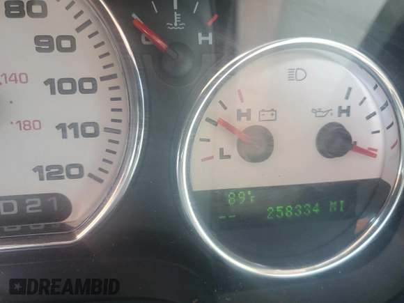2004 Ford F-150 XL with VIN 1FTPX12564KD86071, listed as a Copart auction lot 58815535 with 258,334 mi miles and Salvage title. Bid and sale history available at DreamBid. Image 9.