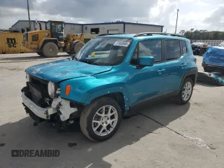 2020 Jeep Renegade Latitude with VIN ZACNJABB5LPL68855, listed as a Copart auction lot 51688965 with 53,815 mi miles and Salvage Title. Bid and sale history available at carsss.com. Image 1.