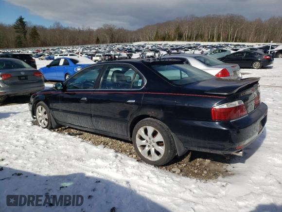 2003 Acura TL Type S w/Navigation System with VIN 19UUA56943A004800, listed as a Copart auction lot 43606285 with 253,523 mi miles and Clean Title. Bid and sale history available at carsss.com. Image 2.