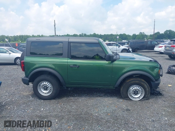 2022 Ford Bronco with VIN 1FMDE5AP3NLB62959, listed as a IAAI auction lot 42636180 with 33,827 mi miles and . Bid and sale history available at DreamBid. Image 13.
