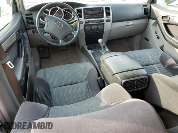 2005 Toyota 4Runner SR5 with VIN JTEBT14R850048640, listed as a Copart auction lot 55013705 with 210,849 mi miles and Clean Title. Bid and sale history available at DreamBid. Image 8.