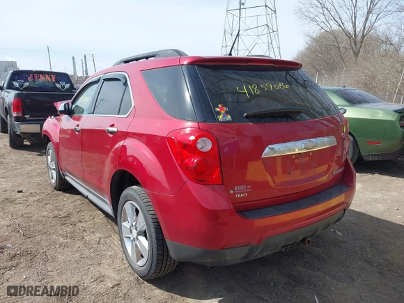 2014 Chevrolet Equinox LT with VIN 2GNFLFEK8E6321045, listed as a IAAI auction lot 41859086 with 64,978 mi miles. Bid and sale history available at carsss.com. Image 3.