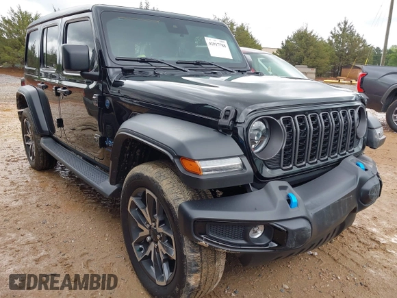 2024 Jeep Wrangler Willys z VIN 1C4RJXN60RW317717, wystawiony jako IAAI lot #42017788 z przebiegiem 10 096 mil mil oraz . Historia ofert i sprzedaży dostępna na DreamBid. Obrazek 1.