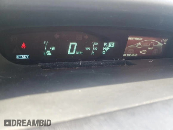 2013 Toyota Prius One with VIN JTDKN3DU2D5645783, listed as a Copart auction lot 55699835 with 285,560 mi miles and Clean Title. Bid and sale history available at carsss.com. Image 9.