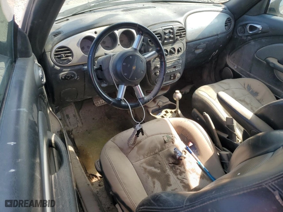 2005 Chrysler PT Cruiser GT with VIN 3C3AY75S35T525617, listed as a Copart auction lot 69179124 with 0 mi miles and Salvage Title. Bid and sale history available at carsss.com. Image 8.