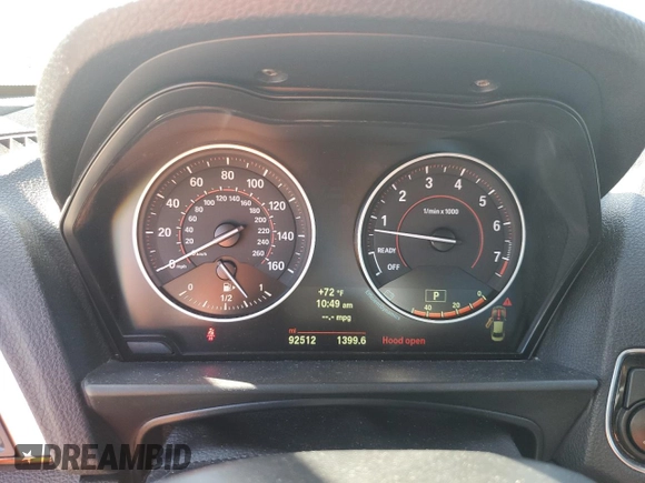 2016 BMW 2 Series M235i xDrive with VIN WBA1J9C50GV371750, listed as a Copart auction lot 74323344 with 92,512 mi miles and Clean Title. Bid and sale history available at carsss.com. Image 9.