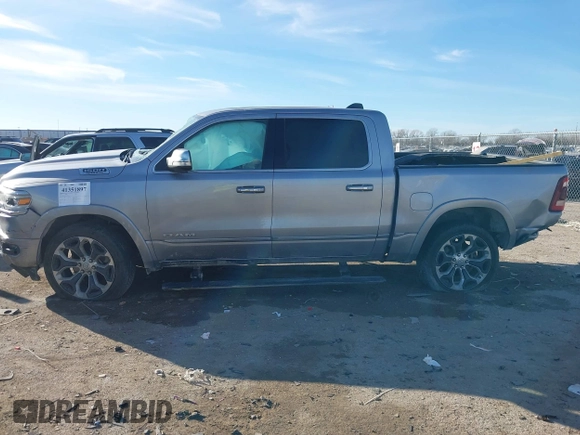 2020 Ram 1500 Limited with VIN 1C6SRFHT9LN418071, listed as a IAAI auction lot 41351897 with 1 mi miles. Bid and sale history available at carsss.com. Image 15.