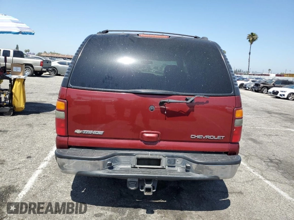 2002 Chevrolet Tahoe LS with VIN 1GNEC13T72R232464, listed as a Copart auction lot 59031985 with Not provided miles and Clean title. Bid and sale history available at DreamBid. Image 6.