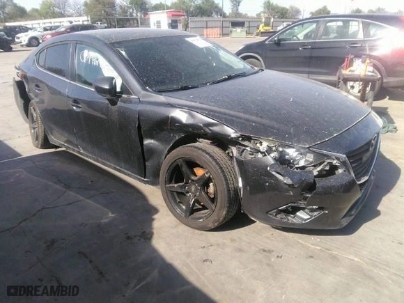 2016 Mazda Mazda3 i Sport with VIN 3MZBM1U72GM280552, listed as a IAAI auction lot 41832513 with 87,536 mi miles. Bid and sale history available at carsss.com. Image 1.
