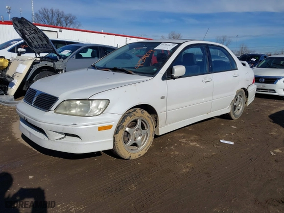 2003 Mitsubishi Lancer OZ-Rally with VIN JA3AJ86E13U100350, listed as a IAAI auction lot 41584874 with 244,945 mi miles. Bid and sale history available at carsss.com. Image 2.