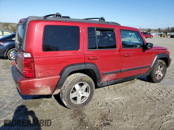 2009 Jeep Commander Sport with VIN 1J8HH48K49C558169, listed as a Copart auction lot 42784775 with 191,488 mi miles and Salvage title. Bid and sale history available at DreamBid. Image 3.