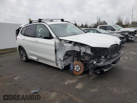 2020 BMW X3 M40i with VIN 5UXTY9C03L9C81167, listed as a Copart auction lot 85816284 with 42,211 mi miles and Salvage Title. Bid and sale history available at DreamBid. Image 4.