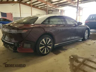2022 Lucid Air Grand Touring z VIN 50EA1GBA5NA003618, wystawiony jako Copart lot #45682325 z przebiegiem Nie podano mil oraz Szkody całkowita. Historia ofert i sprzedaży dostępna na DreamBid. Obrazek 3.