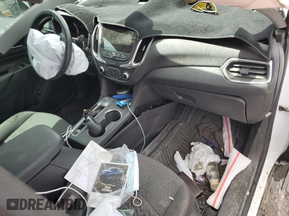2023 Chevrolet Equinox LT with VIN 3GNAXKEG7PL114695, listed as a Copart auction lot 58258595 with Not provided miles and Salvage title. Bid and sale history available at DreamBid. Image 8.