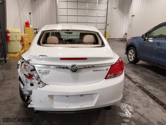 2012 Buick Regal Turbo Premium 1 with VIN 2G4GS5EV9C9213707, listed as a IAAI auction lot 41450247 with 150,474 mi miles. Bid and sale history available at carsss.com. Image 16.