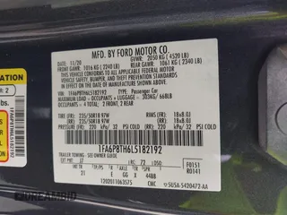 2020 Ford Mustang EcoBoost with VIN 1FA6P8TH6L5182192, listed as a IAAI auction lot 42129608 with 75,281 mi miles and . Bid and sale history available at DreamBid. Image 9.