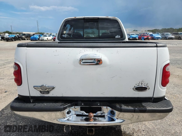 2001 Ford F-150 XLT with VIN 1FTRW07W71KE61878, listed as a Copart auction lot 60516665 with Not provided miles and Salvage title. Bid and sale history available at DreamBid. Image 6.