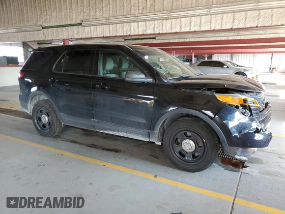 2013 Ford Utility Police Interceptor with VIN 1FM5K8ARXDGB28458, listed as a Copart auction lot 64581204 with 175,592 mi miles and Salvage Title. Bid and sale history available at carsss.com. Image 4.