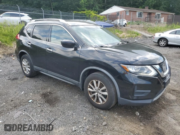 2017 Nissan Rogue S with VIN KNMAT2MVXHP609287, listed as a Copart auction lot 61553905 with 92,513 mi miles and Salvage title. Bid and sale history available at DreamBid. Image 4.