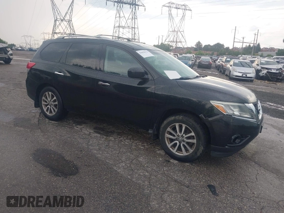 2013 Nissan Pathfinder SL with VIN 5N1AR2MM3DC615385, listed as a IAAI auction lot 42650416 with 162,862 mi miles and . Bid and sale history available at DreamBid. Image 1.