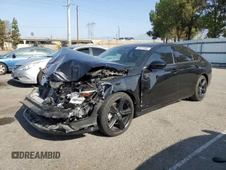 2023 Honda Accord Sport-L with VIN 1HGCY2F79PA019576, listed as a Copart auction lot 63474645 with 41,910 mi miles and Salvage title. Bid and sale history available at DreamBid. Image 1.