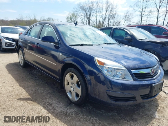 2008 Saturn Aura XE with VIN 1G8ZS57N68F258574, listed as a IAAI auction lot 42092420 with 92,032 mi miles. Bid and sale history available at carsss.com. Image 1.