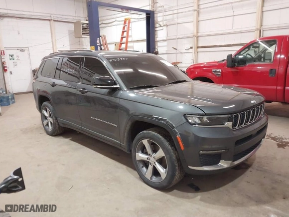 2022 Jeep Grand Cherokee L Limited with VIN 1C4RJKBG1N8520064, listed as a IAAI auction lot 41513702 with 74,769 mi miles. Bid and sale history available at carsss.com. Image 13.