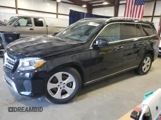 2017 Mercedes-Benz GLS 450 with VIN 4JGDF6EE9HA839914, listed as a Copart auction lot 47168044 with 99,180 mi miles and . Bid and sale history available at DreamBid. Image 1.