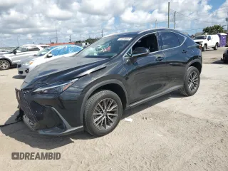 2023 Lexus NX with VIN 2T2GGCEZ9PC020598, listed as a Copart auction lot 44828055 with 11,732 mi miles and Salvage Title. Bid and sale history available at carsss.com. Image 1.