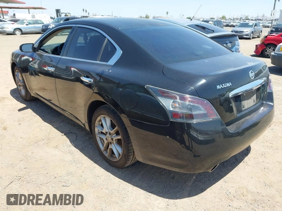 2014 Nissan Maxima S z VIN 1N4AA5AP9EC440031, wystawiony jako IAAI lot #42303747 z przebiegiem 155 112 mil mil oraz . Historia ofert i sprzedaży dostępna na DreamBid. Obrazek 3.