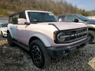 2022 Ford Bronco with VIN 1FMDE5BH3NLB86332, listed as a Copart auction lot 46548915 with 0 mi miles and Salvage Title. Bid and sale history available at carsss.com. Image 4.