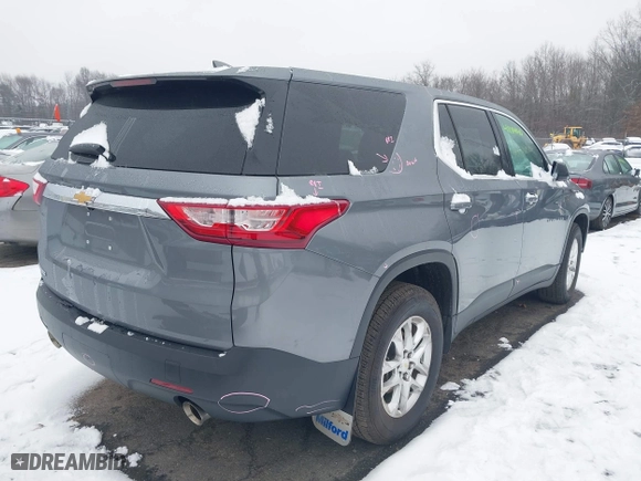 2021 Chevrolet Traverse LS with VIN 1GNERFKW3MJ104005, listed as a IAAI auction lot 41084040 with 63,660 mi miles. Bid and sale history available at carsss.com. Image 4.