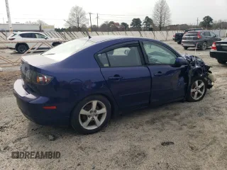 2005 Mazda 3 s with VIN JM1BK323051287045, listed as a Copart auction lot 50876495 with 155,405 mi miles and Salvage Title. Bid and sale history available at carsss.com. Image 3.