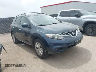 2014 Nissan Murano SL with VIN JN8AZ1MU6EW404328, listed as a IAAI auction lot 41930792 with 83,293 mi miles. Bid and sale history available at carsss.com. Image 1.
