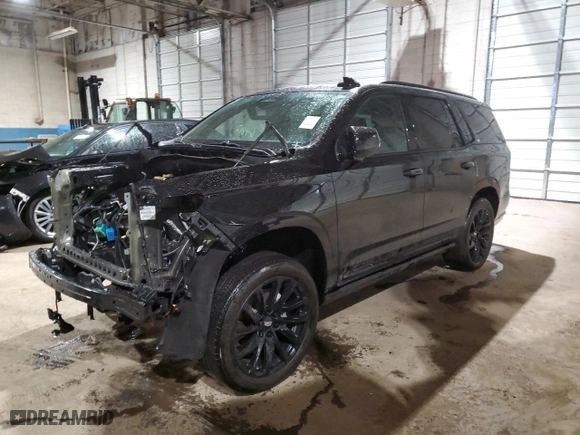 2023 Cadillac Escalade 4WD Sport Platinum with VIN 1GYS4GKL5PR336482, listed as a Copart auction lot 51202425 with 0 mi miles and Salvage Title. Bid and sale history available at carsss.com. Image 1.