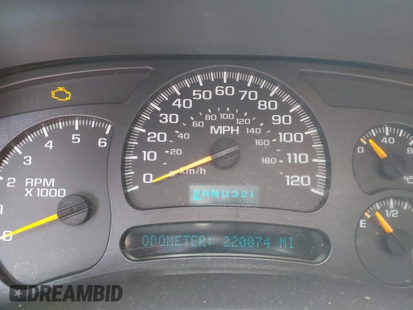 2005 Chevrolet Tahoe LT z VIN 1GNEK13T55R136601, wystawiony jako IAAI lot #41819629 z przebiegiem 220 074 mil mil oraz . Historia ofert i sprzedaży dostępna na DreamBid. Obrazek 7.